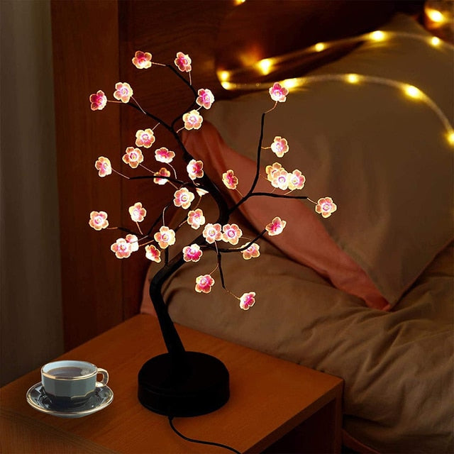 Tree Night Light Touch Lamp